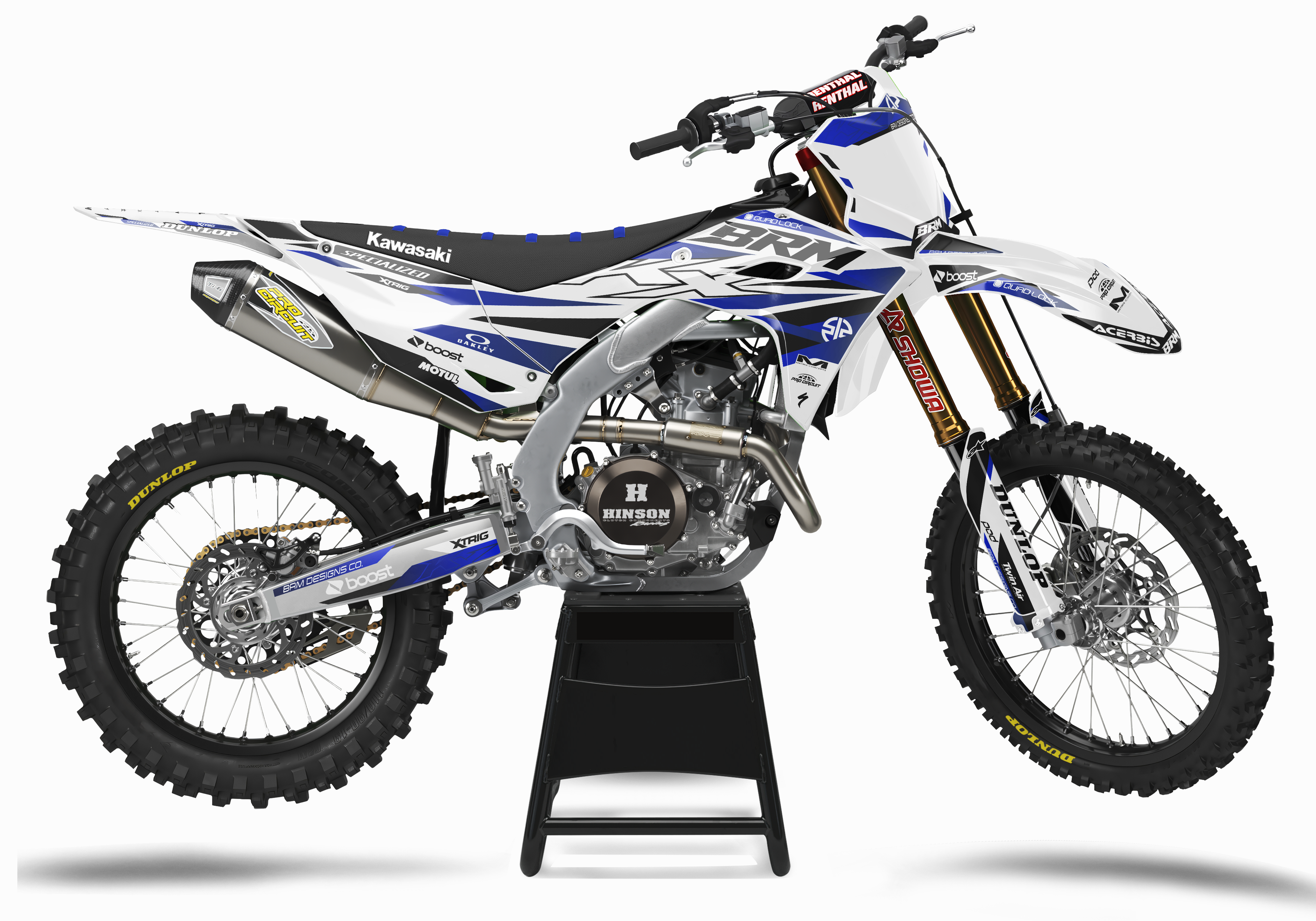 BRM - KAWASAKI - V2 (Blue)