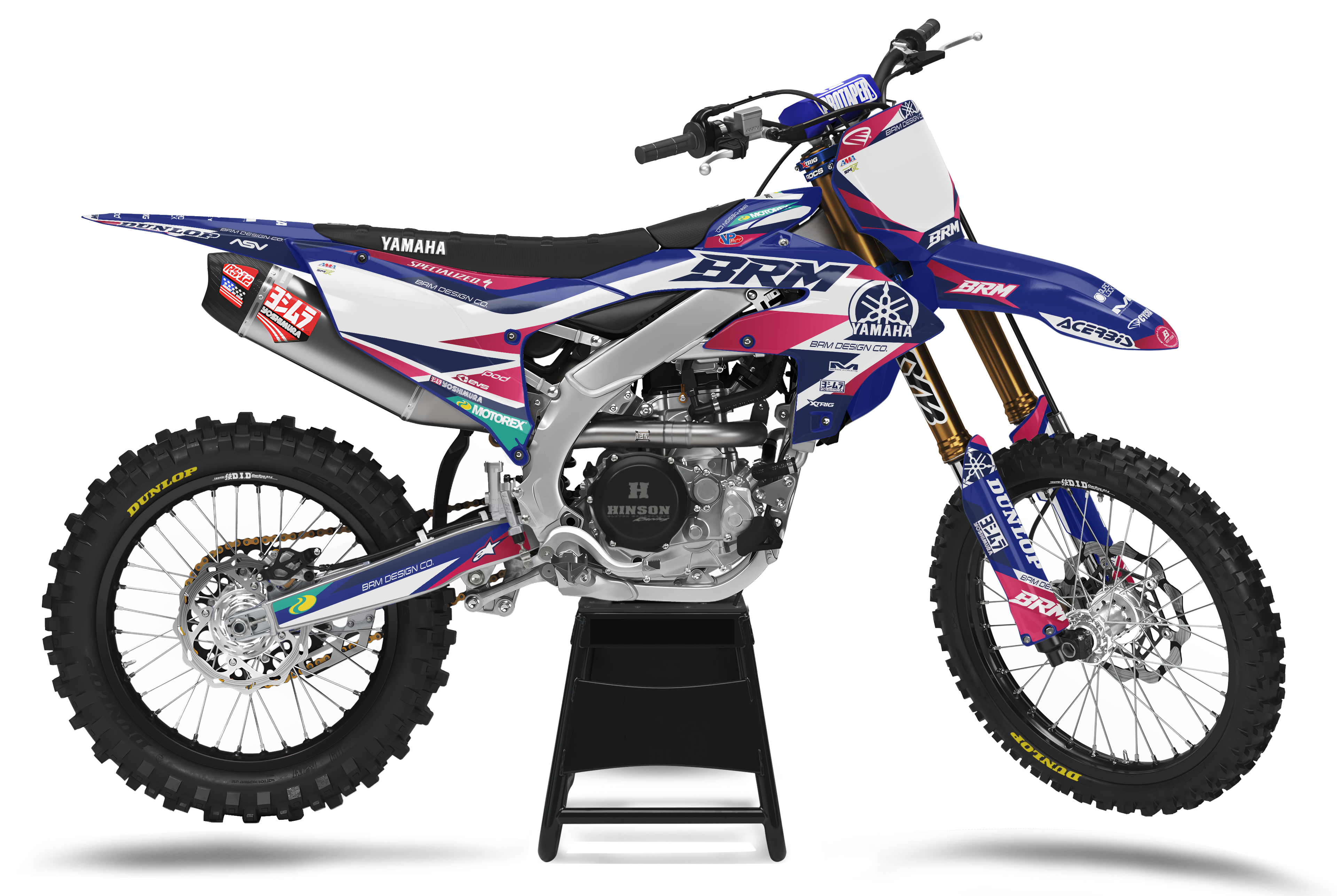BRM - YAMAHA - V1 (Blue-Pink)